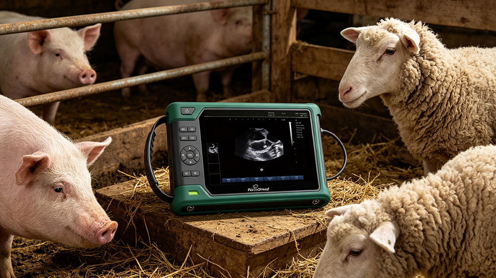 Professional solutions for gestational check-ups and breeding management in pigs and sheep